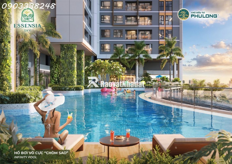 Bán căn 2PN Essensia Sky, lầu cao, căn góc, view PMH giá chỉ 6 tỷ 780